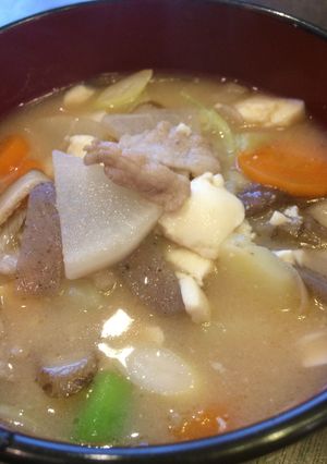 野菜たっぷり豚汁♪豆腐入り-レシピのメイン写真