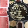 かつおだし豚しゃぶ常夜鍋風