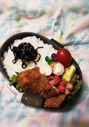 高校男子弁当♡ヒレカツ弁当-レシピのメイン写真