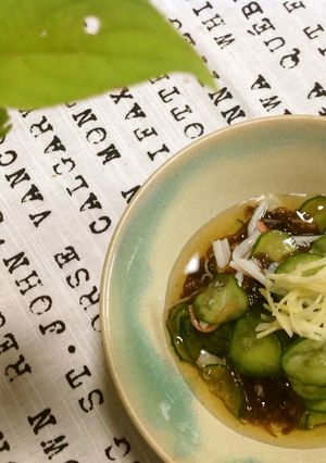 簡単！酢の物☆市販のもずく酢で-レシピのメイン写真