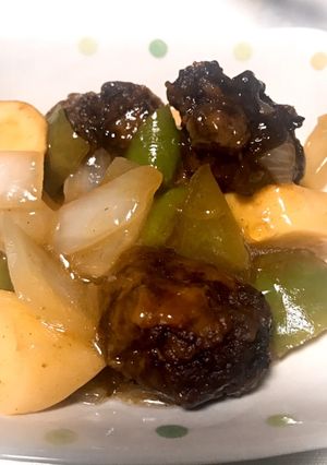 黒酢で☆肉団子の甘酢あんかけ-レシピのメイン写真