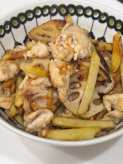 【減塩】豚肉と根菜のカレー炒め-レシピのメイン写真