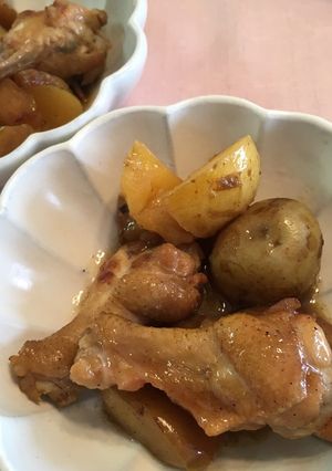 林檎とチキンのこっくり煮-レシピのメイン写真