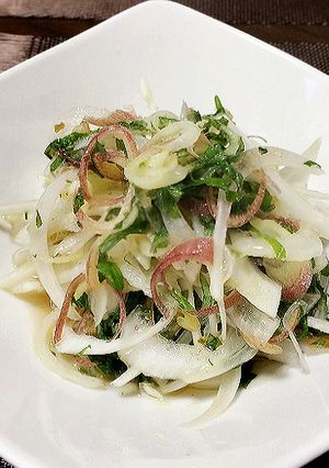 3分副菜♪「新玉ネギと大葉のマリネ」-レシピのメイン写真