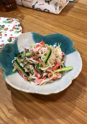 甘酢でさっぱり♪もやしとカニカマの和え物-レシピのメイン写真