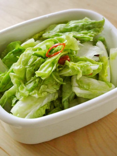 べか菜(山東菜)のお手軽漬物-レシピのメイン写真