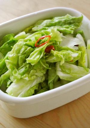 べか菜（山東菜）のお手軽漬物-レシピのメイン写真