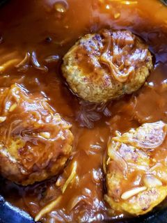 煮込みハンバーグ-レシピのメイン写真