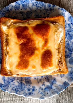 バスクチーズケーキ風（？）トースト-レシピのメイン写真