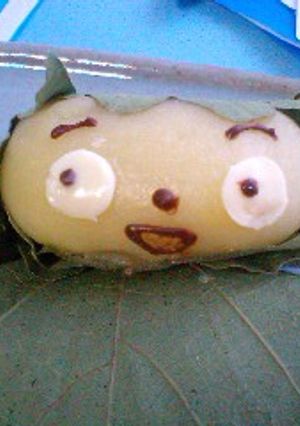 ＊かしわもちまんの柏餅～アンパンマン～＊-レシピのメイン写真