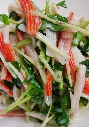 カイワレカニかまコールスロー-レシピのメイン写真
