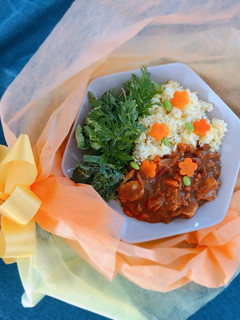 【親子レシピ】母の日花束カレー-レシピのメイン写真