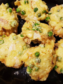 うすいえんどうとむね肉のかき揚げ-レシピのメイン写真