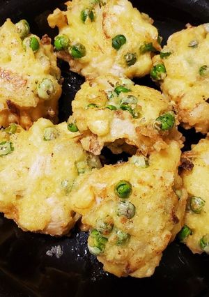 うすいえんどうとむね肉のかき揚げ-レシピのメイン写真