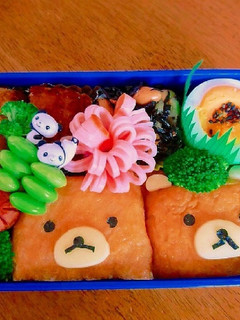 くまさん稲荷のキャラ弁-レシピのメイン写真