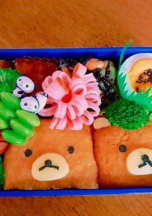 くまさん稲荷のキャラ弁-レシピのメイン写真