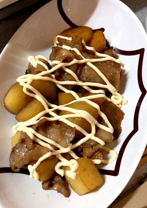 豚バラ肉とジャガイモの甘辛マヨネーズ-レシピのメイン写真
