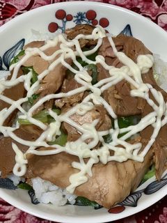 ネギ焼き豚丼-レシピのメイン写真