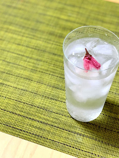 桜花の塩漬チューハイ-レシピのメイン写真