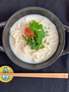 豆乳明太子うどん-レシピのメイン写真