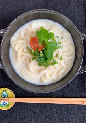 豆乳明太子うどん-レシピのメイン写真