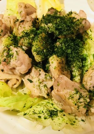 シンプル☆鶏肉の塩みりん焼きサラダソース-レシピのメイン写真