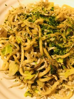 シンプル●しらすパックのレタス焼そば-レシピのメイン写真