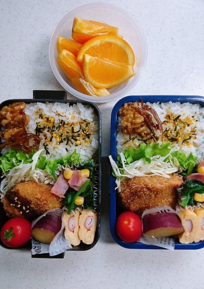 ☆高校生娘と私のお弁当☆28-レシピのメイン写真