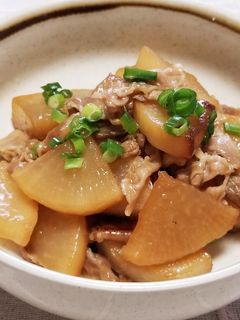 簡単・美味しい♪大根と豚バラの甘辛炒め-レシピのメイン写真