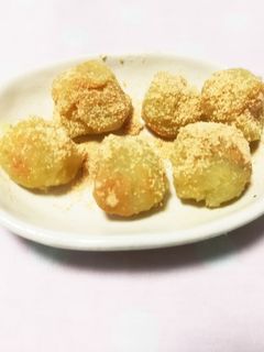 【離乳食後】おさつきなこボール-レシピのメイン写真