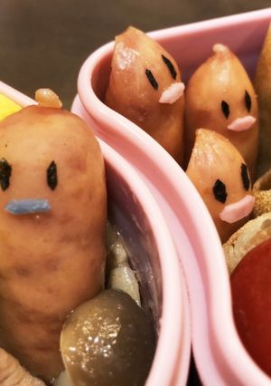 ポケモン ディグダのキャラ弁-レシピのメイン写真