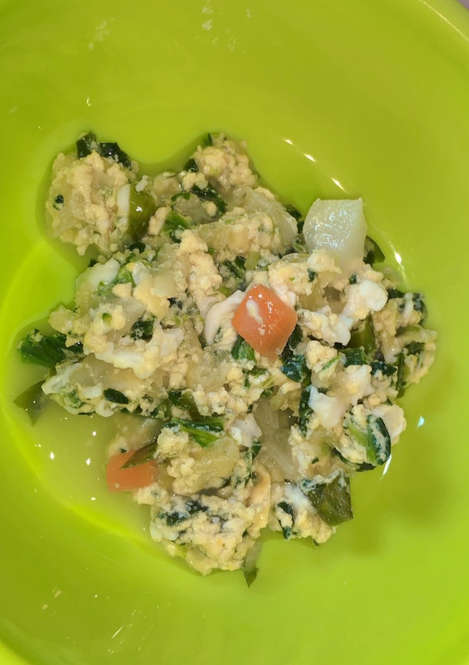 お野菜の卵とじ 離乳食 後期-レシピのメイン写真