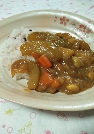 今だけ♡摘果メロンの豆カレー-レシピのメイン写真