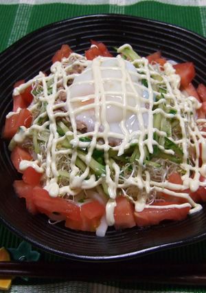 シャキシャキサラダうどん-レシピのメイン写真