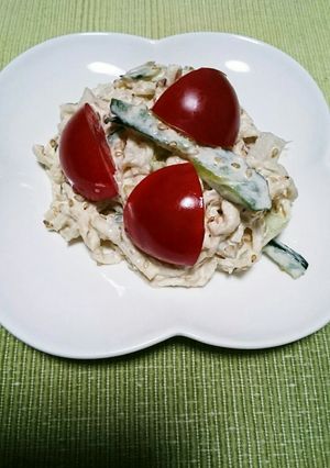 ★給食メニュー★ゴマねーず和え-レシピのメイン写真