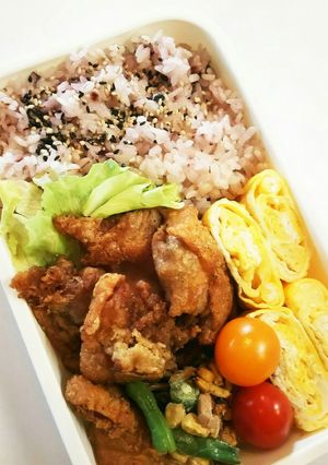 お弁当(5/7)唐揚げ弁当-レシピのメイン写真