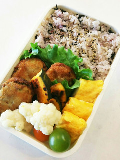 お弁当(5/10)コロッケ弁当-レシピのメイン写真