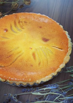 洋梨のサワークリームパイ-レシピのメイン写真