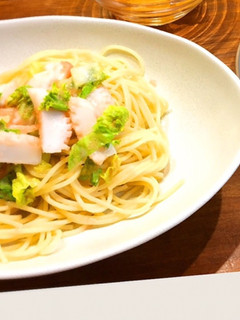 イカとレタスの明太子パスタ-レシピのメイン写真