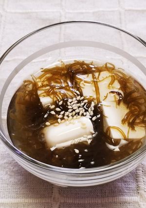 ☆さっぱり♪もずく・豆腐☆-レシピのメイン写真