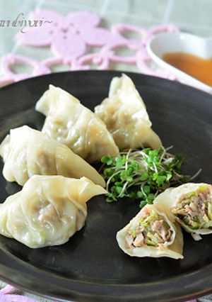 ごぼうが入った餃子♪隠し味はこくまろ酢-レシピのメイン写真
