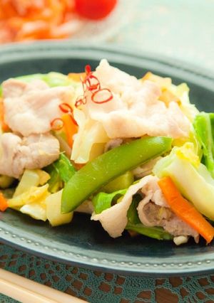 柔らか豚肉とたっぷり野菜のカレー炒め-レシピのメイン写真