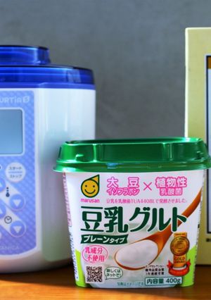 豆乳グルトとふくれん豆乳で豆乳ヨーグルト-レシピのメイン写真