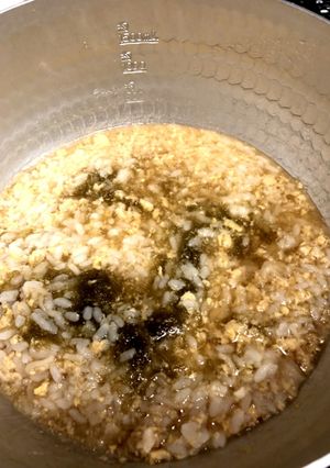 ラーメン、鍋の残りで♪とろろ昆布☆おじや-レシピのメイン写真