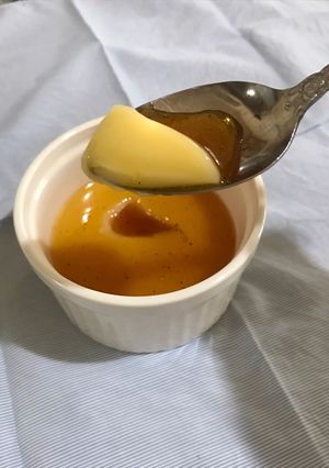 キャラメルソース後がけプリン-レシピのメイン写真