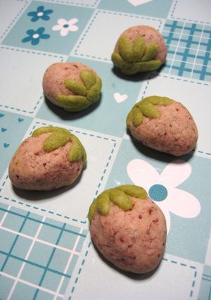 * いちごクッキー *-レシピのメイン写真