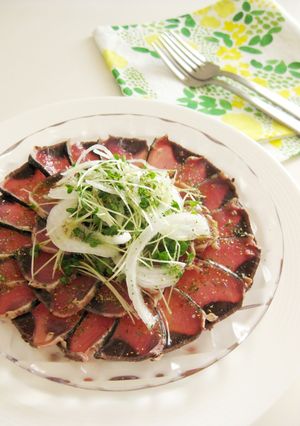 鰹のたたき de カルパッチョ！-レシピのメイン写真