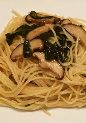 お酒の〆の和風パスタ-レシピのメイン写真