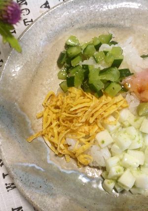 手抜き☆和えてツマミDeちらし寿司-レシピのメイン写真