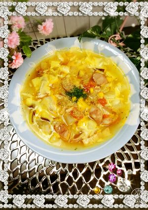スープ・シチュー・カレーにとろけるチーズ-レシピのメイン写真